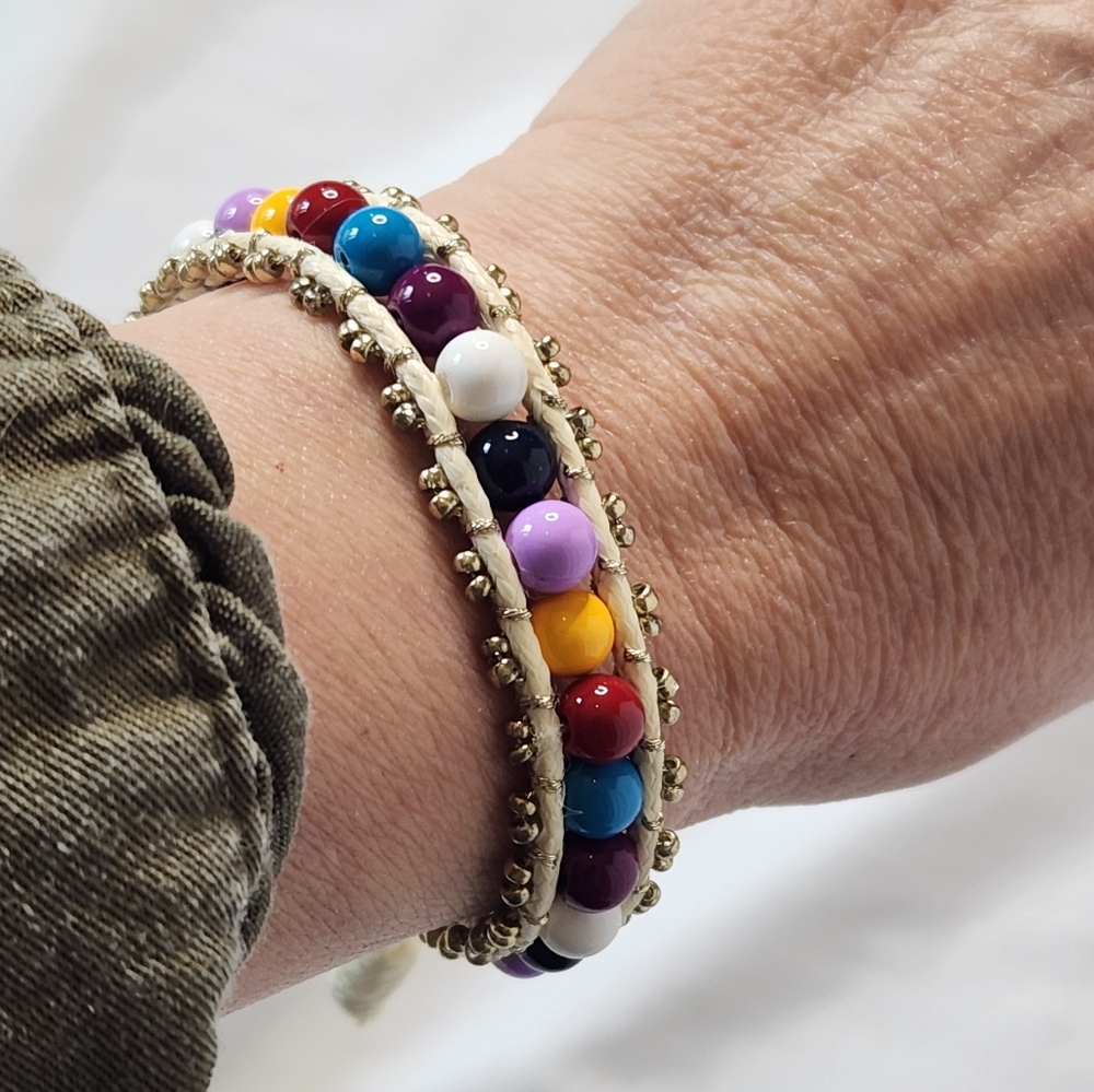 J. Crew Colorful Beaded Bracelet